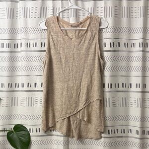 Athleta neutral Linen Tank
